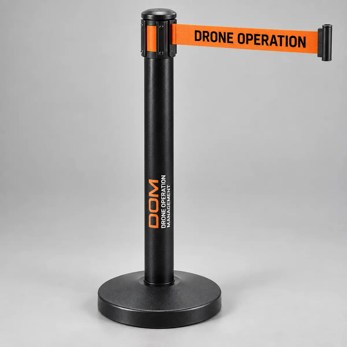 Drone Operation Retractable Barrier — Single — exact quantity shown